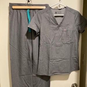 Figs Women's XS Scrub Set - Graphite